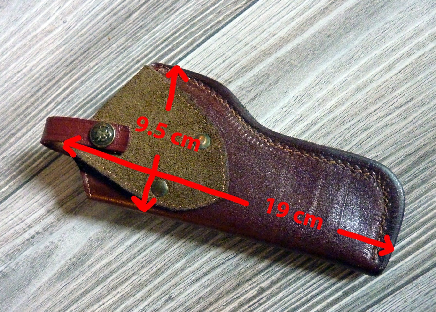 Schützensport: Cartouchière pour pistolet en cuir Argentin. – Gebraucht aus Bern von Dedonegro 2