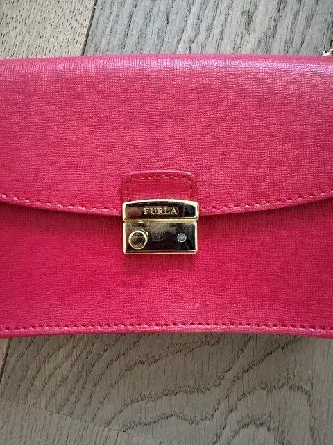 Furla Borse da donna: Furla Tasche Pink Leder mit Kette – Usato da Bern venduto da howi72 1