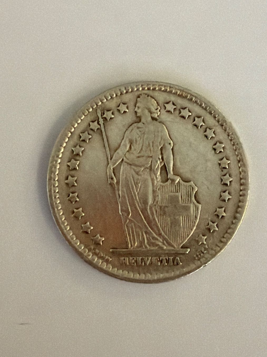 Alle Münzen: 1.- silber 1921 (62) – Gebraucht aus Bonstetten von juliestore 1