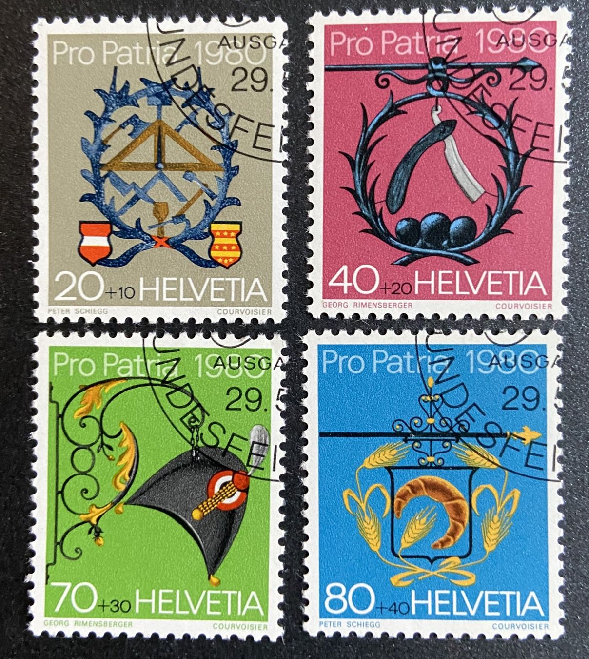 Alle Briefmarken: Pro Patria  ET Sätze – Gebraucht aus Böckten von Hansi36 2