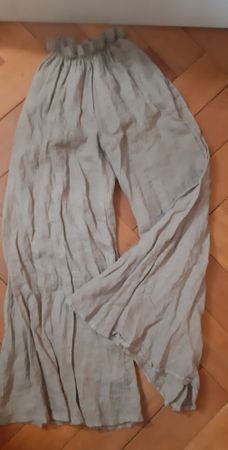 Einzigartige LEINEN Hose-Sand farbe- Gr.S/M