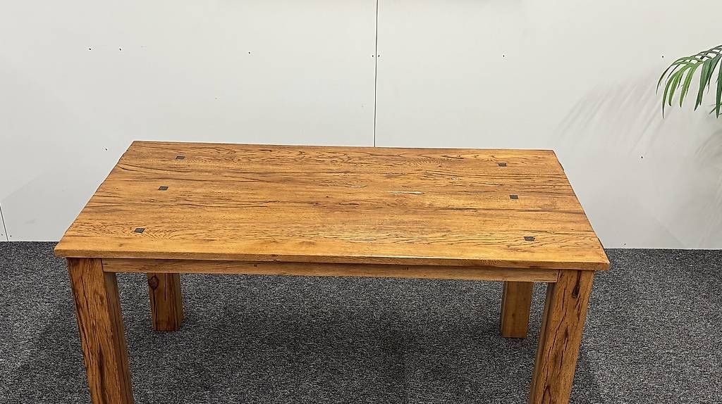 Tables: Massivholz Esstisch Eiche 160x80 cm – D'occasion à Münchenbuchsee par Mekran 2