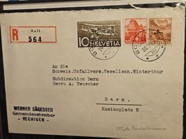 215yR mit Nummer auf R Brief für 1.--