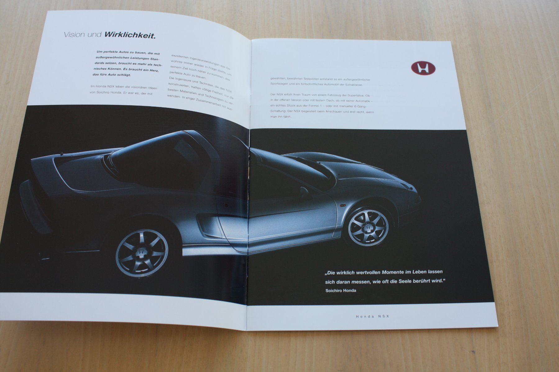 Honda Dokumente: Honda NSX Prospekt 9/1999 – Gebraucht aus Wikon von erwin400 1