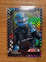 Topps Chrome F1 George Russel Checkerflag