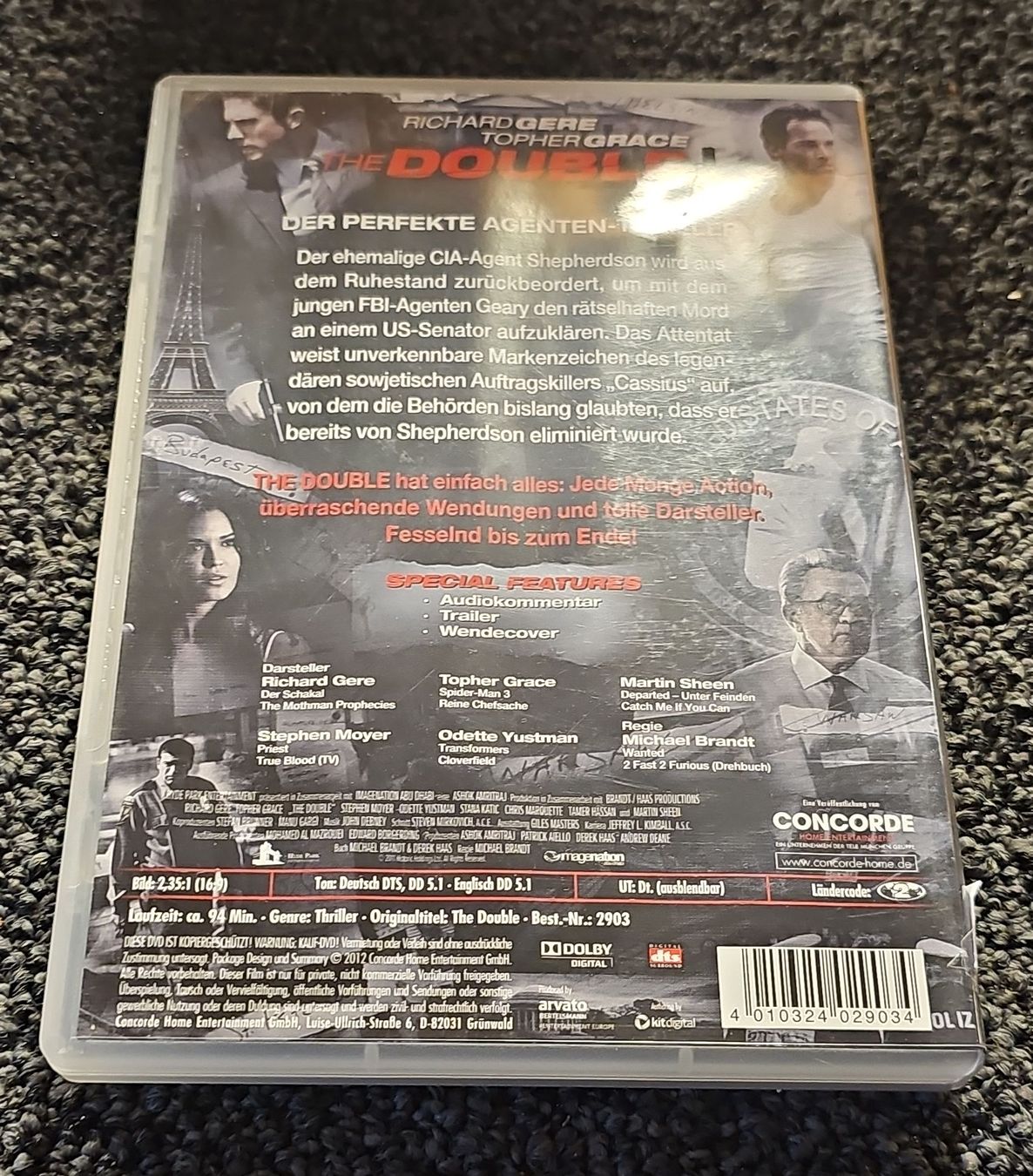Alle DVDs: The Double (23658) – Gebraucht aus Ruswil von jan_bxl5 1