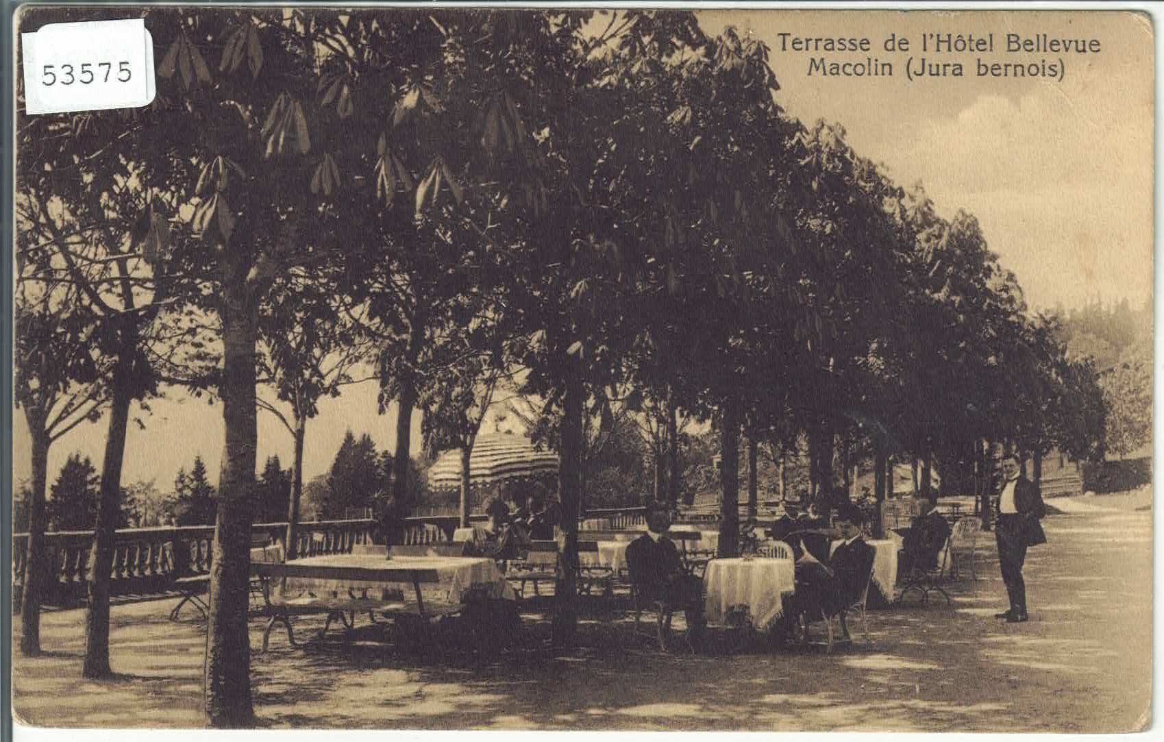 Ansichtskarten: Terrasse de l'Hotel Bellevue Macolin – Gebraucht aus Ettingen von Kartenplanet