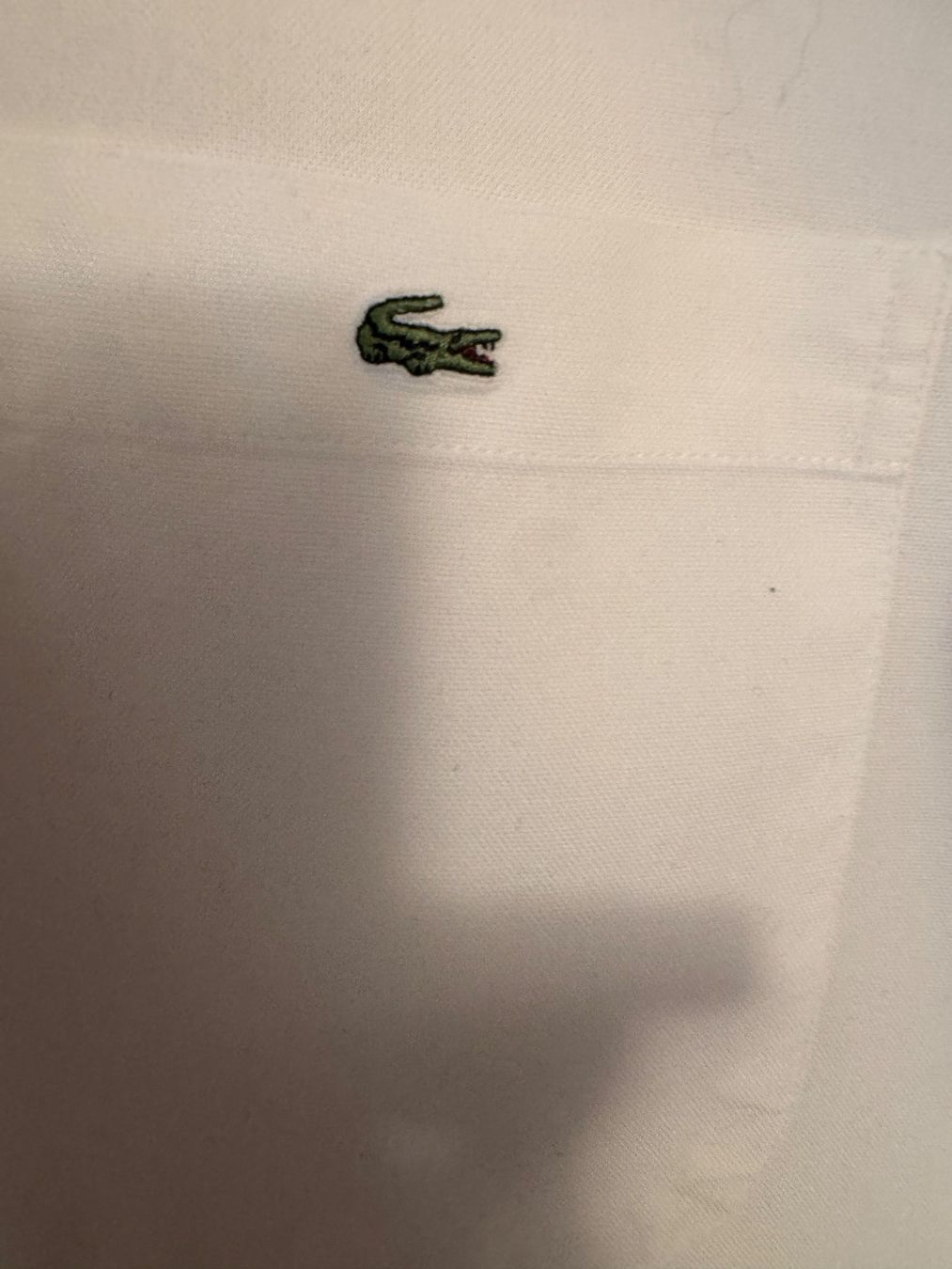 Lacoste Camicie: Lacoste Regular Fit Hemd weiss – Usato da Zumikon venduto da Camcam5678 3