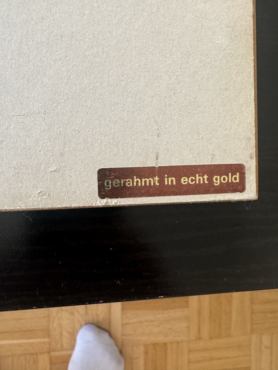 Posters & Illustrations: Gemälde mit Poseidon und Amphitrite gerahmt echt Gold – D'occasion à Buchs AG par ChrizZa 5