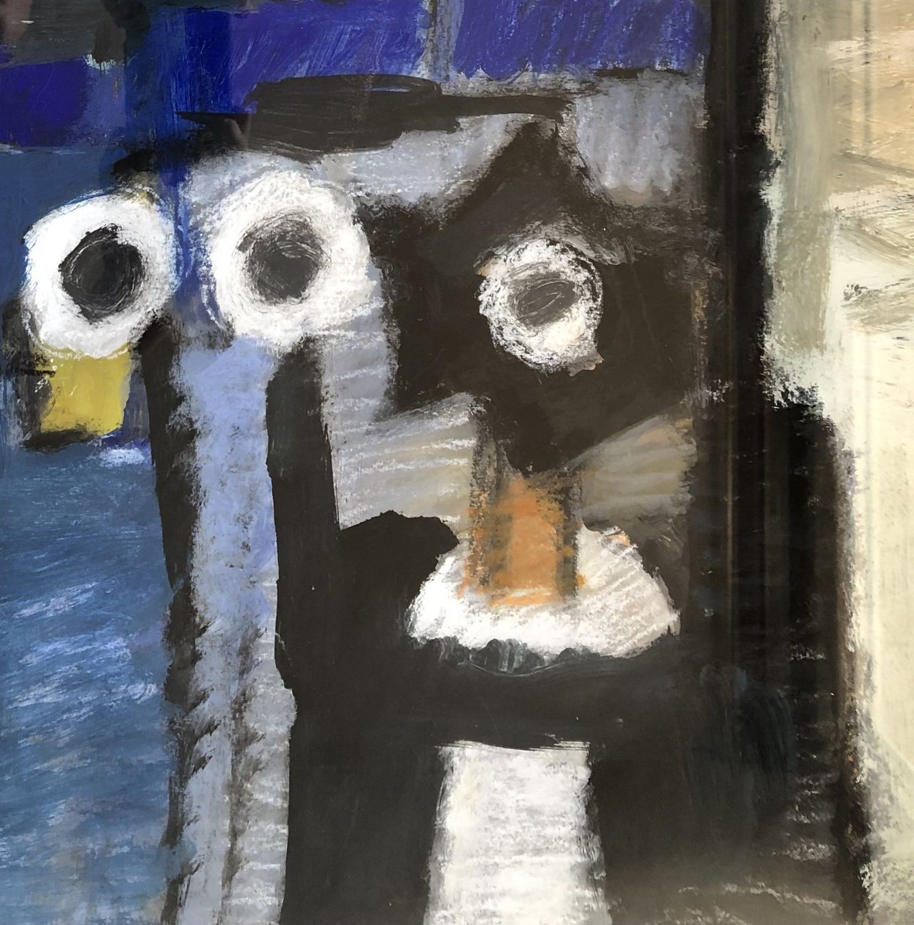 Tableaux: Grossformatige Mischtechnik auf Papier - signiert eto 2001 – D'occasion à Schaffhausen par durruti 2