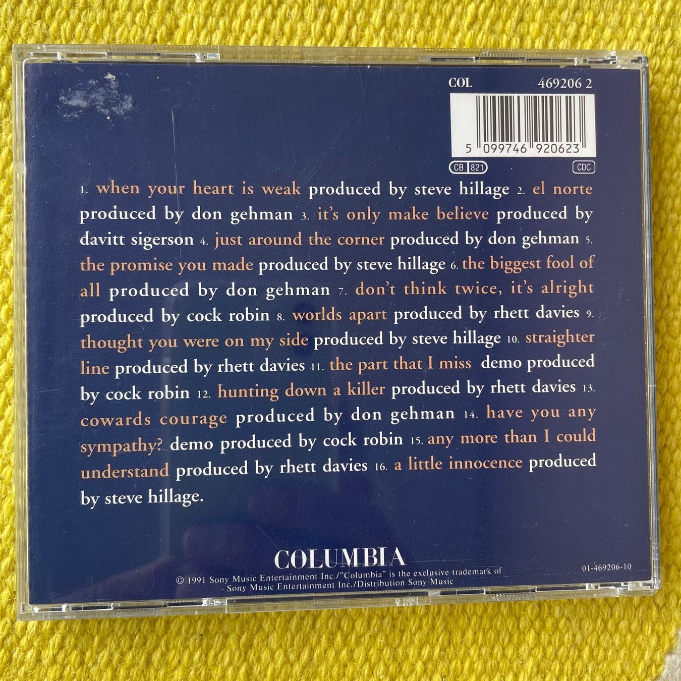 CD: COCK ROBIN-BEST OF – Usato da Rorschacherberg venduto da CD-Roli 1