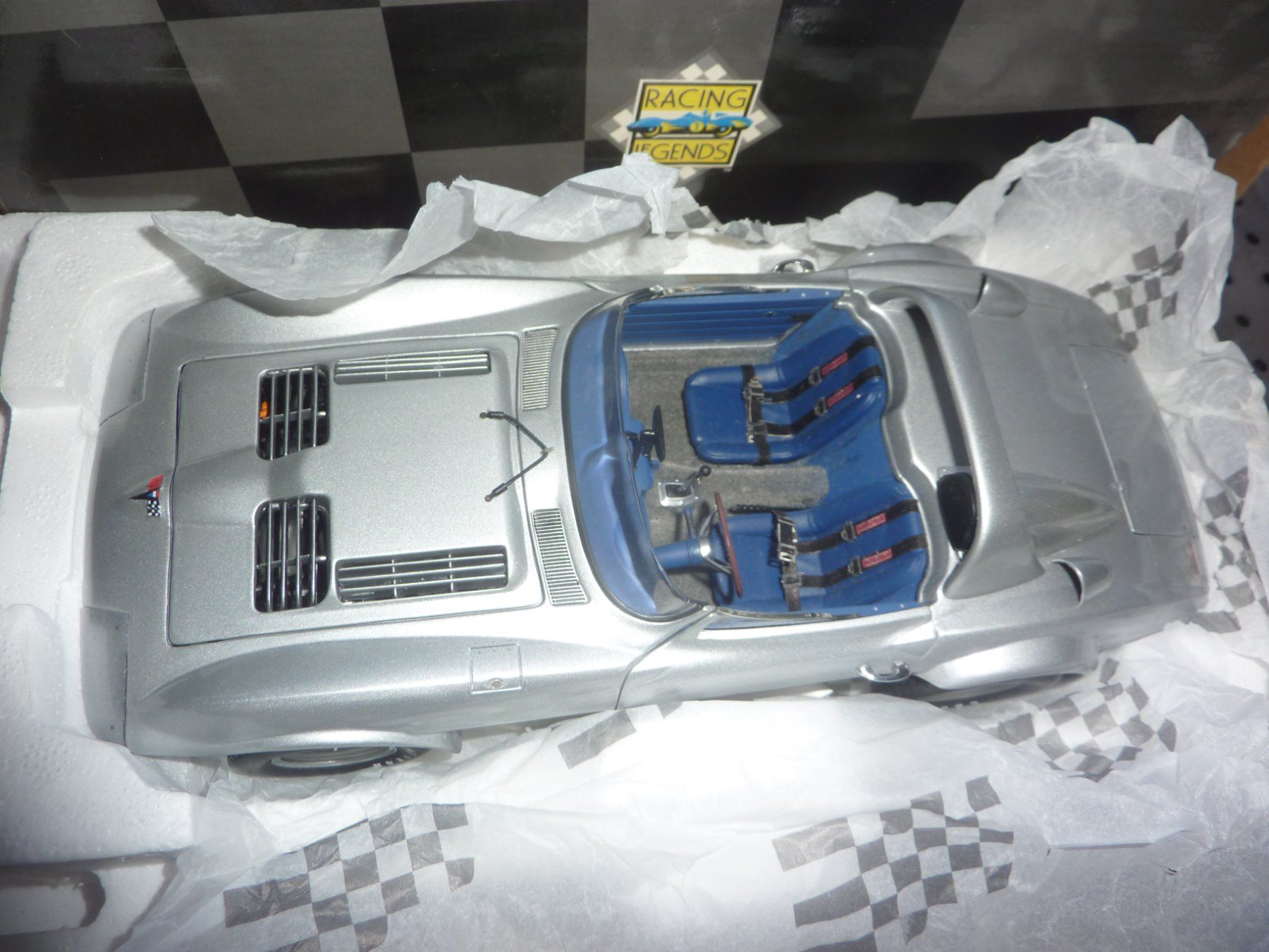 Chevrolet Modellini d'auto: CORVETTE CABRIO – Nuovo e nell'imballaggio originale da Balsthal venduto da bouteliee