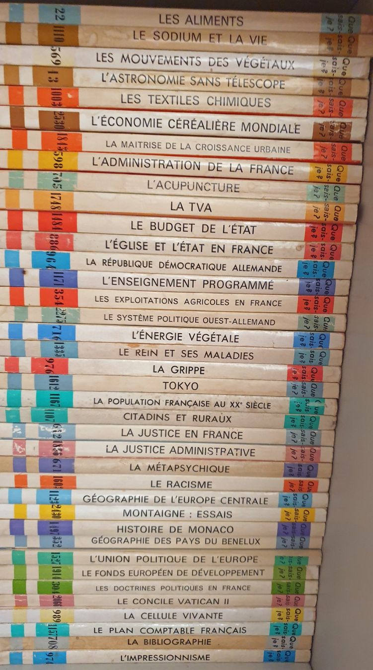 Libri: Que sais-je ? (env. 100 exemplaires) – Usato da Les Bayards venduto da YanBur 2