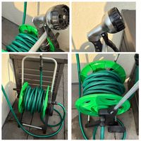 Gartenschlauch mit Rollwagen