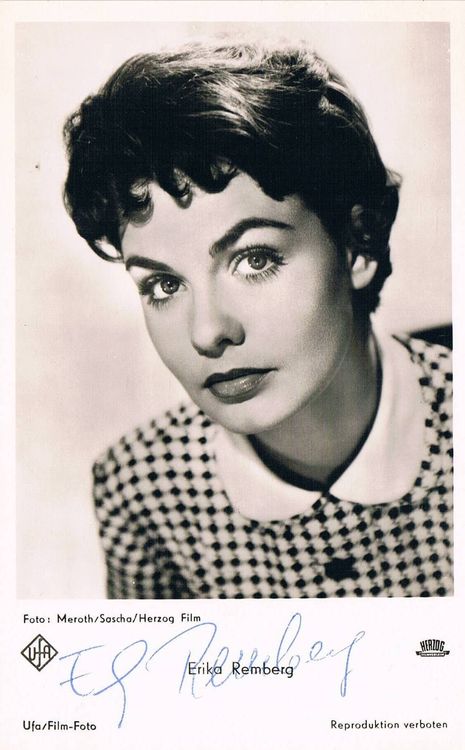 Erika Remberg 1932-2017 Autogramm Vintage Foto 9x14cm (Gebraucht) in ...