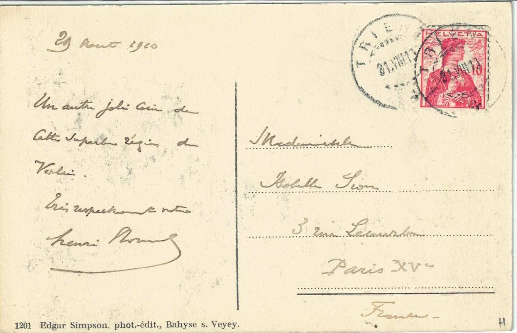 Cartes postales: Trient - Dorfansicht – D'occasion à Ettingen par Kartenplanet 1