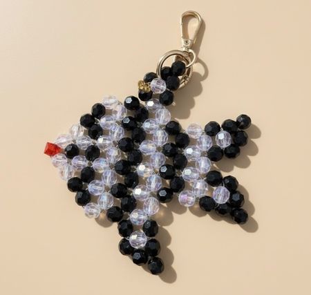 Handmade Beaded Fish Bagchain - Unique Accessory Gift