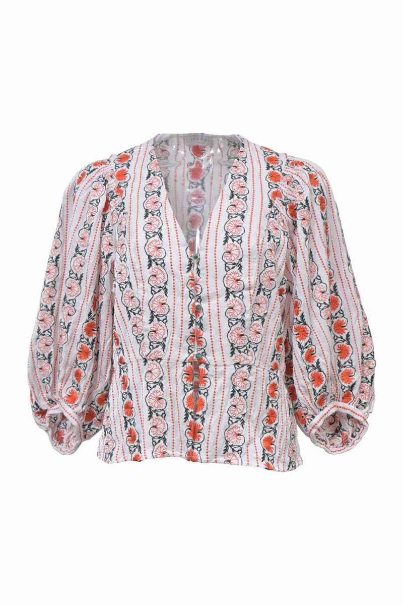 Sandro Chemisiers: Sandro Embroidery Viscose Blend Blouse – D'occasion à St.Josefen par lop_lh8d 3
