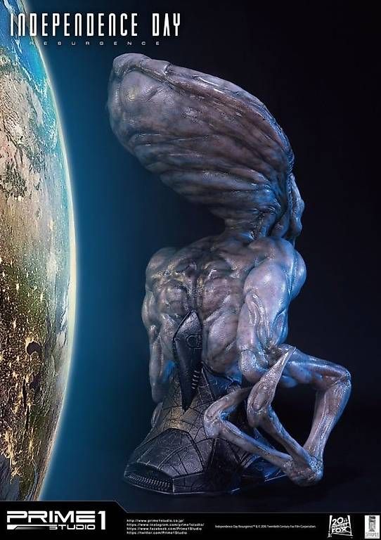 Statuette: Alien - Independence Day Wiederkehr - Polystone Büste – Usato da St. Gallen venduto da ManuelSt. 1
