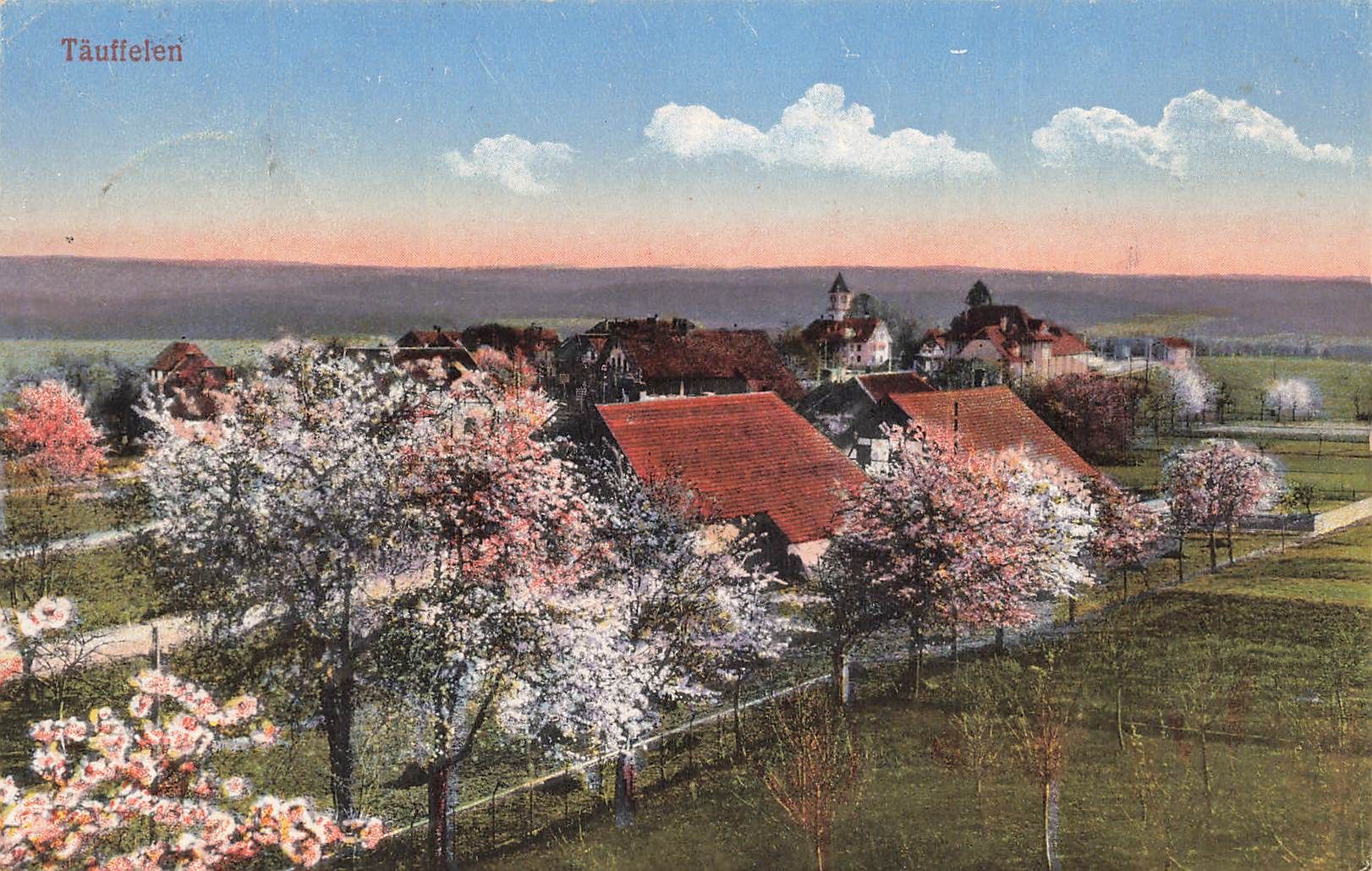 Cartoline postali: Täuffelen – Usato da Biasca venduto da Blenio71