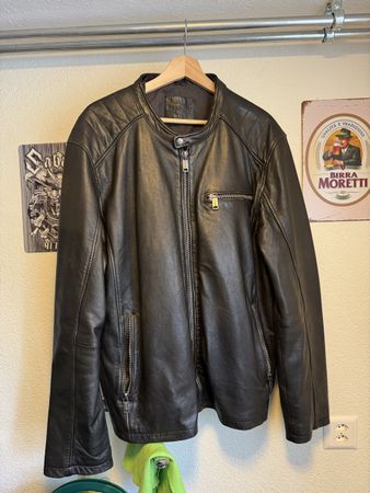 Neue Echtlederjacke Mustang XXL