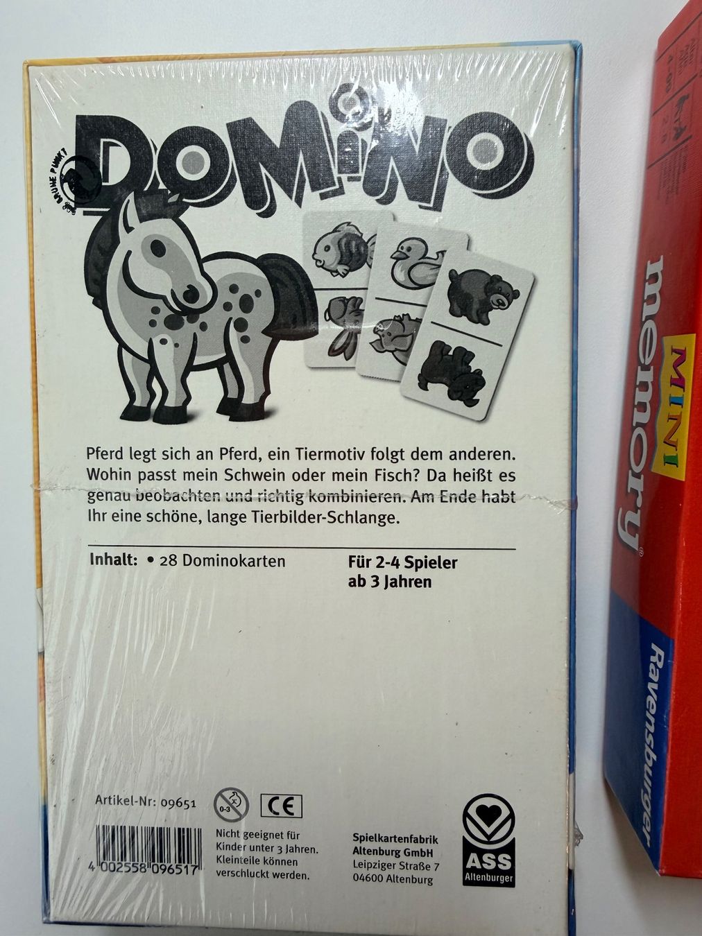 Ravensburger Puzzle: NEU Domino Ass & Mini Memory Ravensburger – Nuovo (secondo la descrizione) da Zürich venduto da asocaciu 2