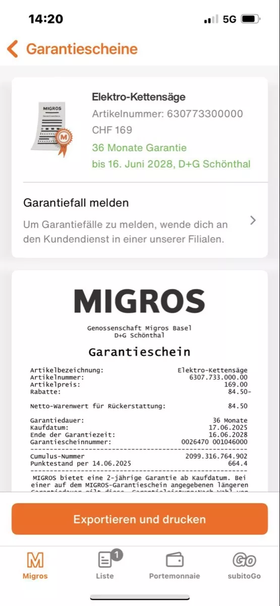 Seghe: Motorsäge  – Nuovo (secondo la descrizione) da Frenkendorf venduto da cio_bk56 2