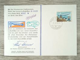 TR05 Enveloppe + Timbre Liechtenstein 1979
