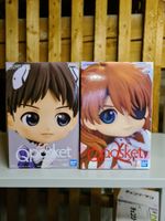 LAST PRICE! Evangelion Asuka and Shinji Q Posket Figure set
