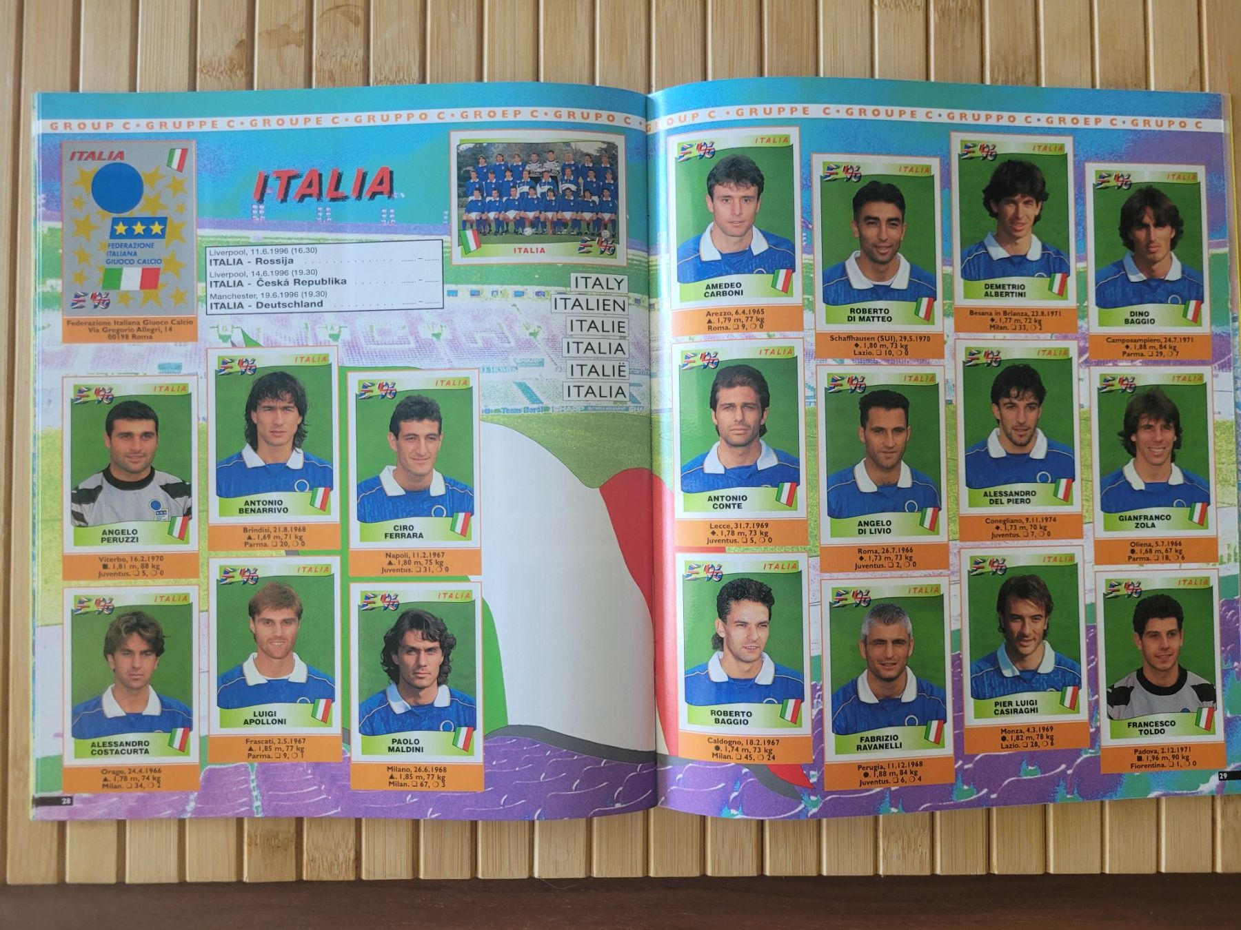Panini Album: Panini Album EURO 96 - Druckversion – Nuovo (secondo la descrizione) da Nürensdorf venduto da spartacus64 4