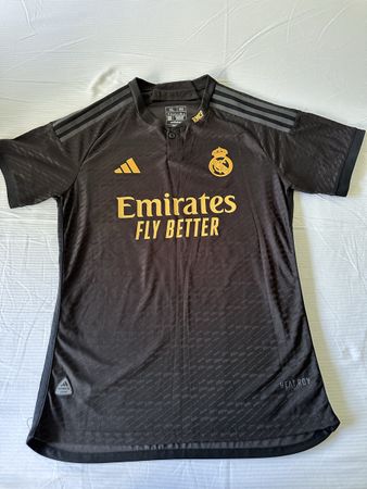 Real Madrid Auswärtstrikot Schwarz/Gold L-XL