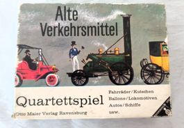 Fahrzeuge Quartett / Alte Verkehrsmittel 60er Jahre