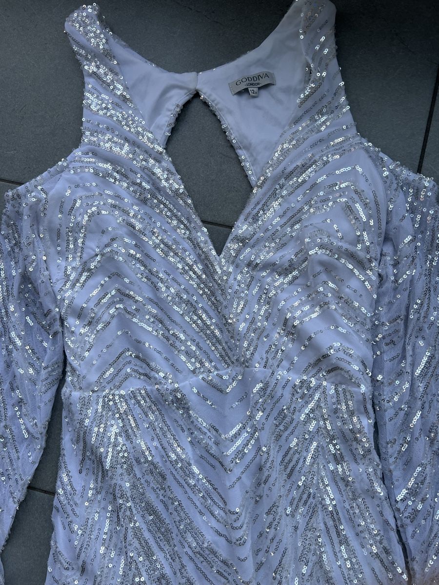 Vestiti: Kleid lang mit Glitzerpailletten – Nuovo (secondo la descrizione) da Goldau venduto da mar_spt6 5