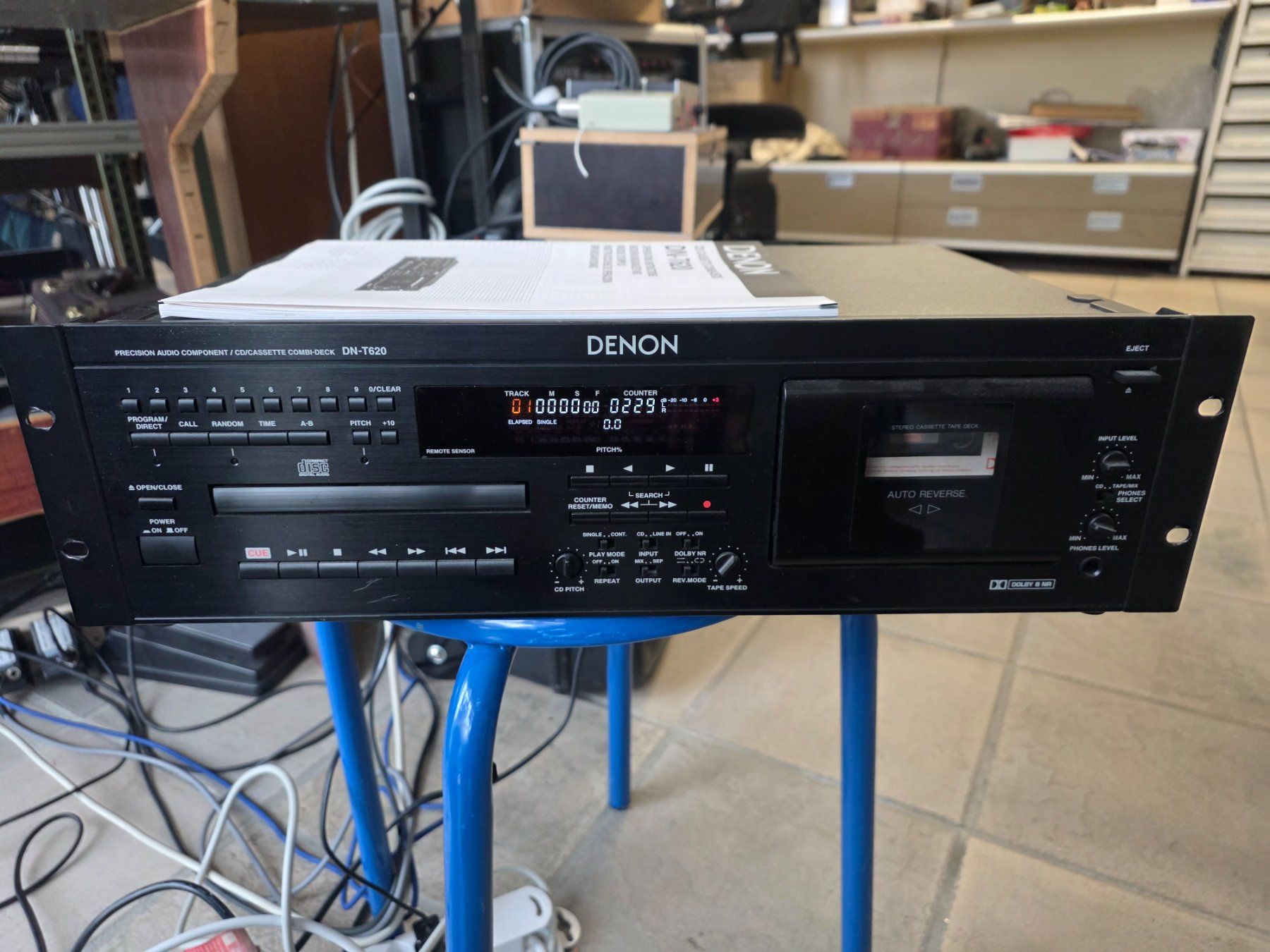 Denon Registratori: CD-Kassette Kombigerät Denon – Usato da Rotkreuz venduto da Kellermusik 1