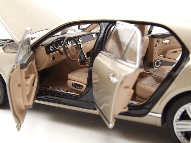 Bentley Modellini d'auto: BENTLEY MULSANNE GOLD 1:18 RASTAR – Nuovo e nell'imballaggio originale da Suhr venduto da Moebelsiralfred 3