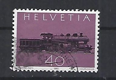 Alle Briefmarken: 1982 -   Dampflok C 4/5 – Gebraucht aus Schaffhausen von poststamp