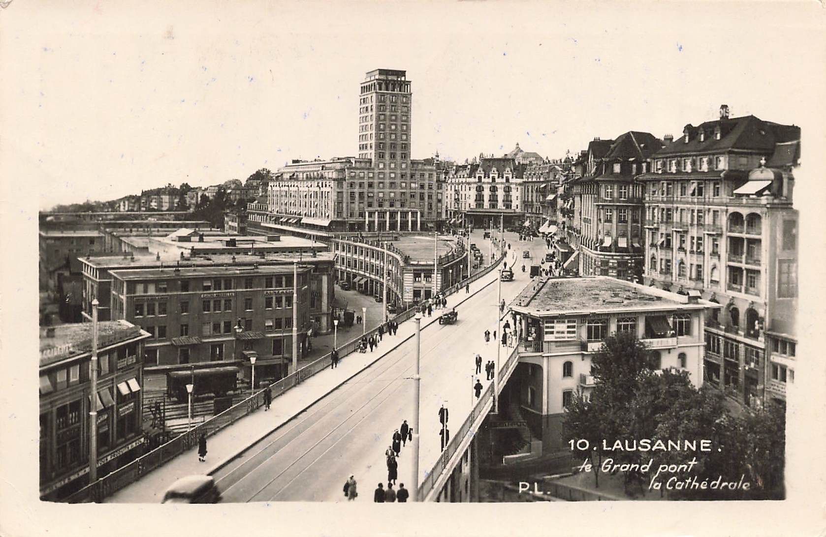 Cartoline postali: Lausanne – Usato da Biasca venduto da Blenio71