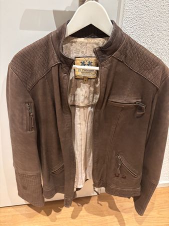 LA MARTINA leather jacket brown size 5