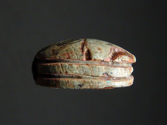Minerali & Pietre curative: Ägyptischer Skarabäus mit Hieroglyphen – Usato da Stäfa venduto da deebeecee 5