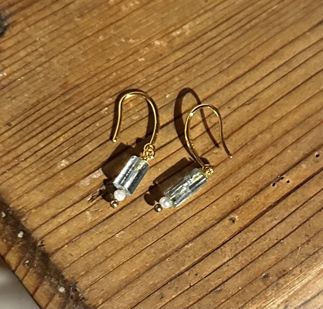 Orecchini pendenti & Orecchini a lobo: Ohrstecker mit Aquamarin – Nuovo (secondo la descrizione) da Donat venduto da troja007