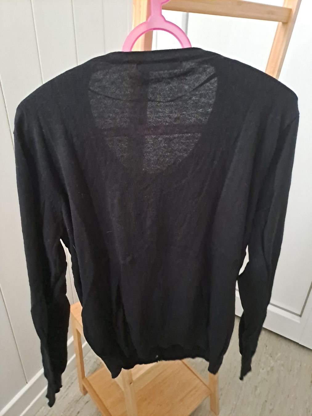 Giacche: Damen Strickjacke schwarz Gr. 42 mit Steinchen – Usato da Rickenbach LU venduto da bishiida 3