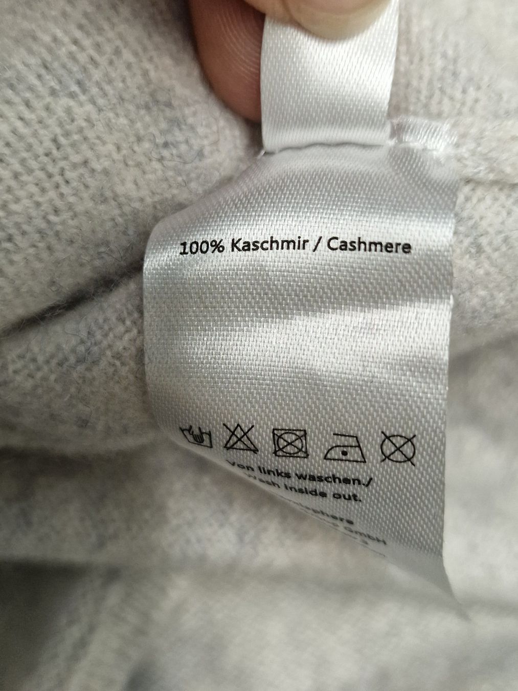 Hemisphere Pulls & Sweat-shirts: 100% Kaschmir Pullover Hemisphere hellgrau/beige wie neu – Neuf (Voir description) à Meierskappel par HeartWear 5