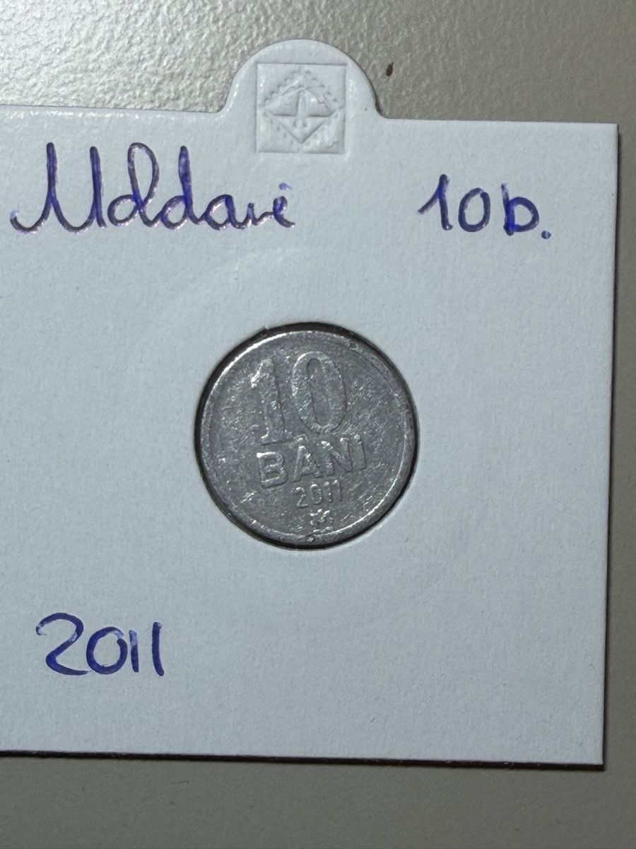 Tutti le monete: Moldavie - 10 bani - 2011 – Usato da Payerne venduto da Mike1682