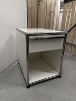 USM Haller Nachttisch / Beistellmöbel mit Schublade, weiss