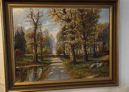 Öl Gemälde Karl Kaufmann/b.Lambert