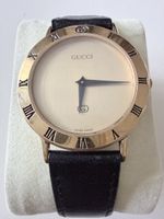 Gucci Vintage Swiss Made Quarz Uhr Unisex Goldfarben
