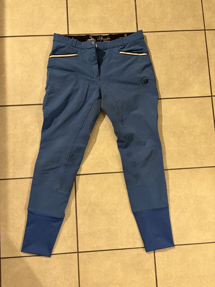 Hosen: Spooks Reithose, Gr. L, blau – Gebraucht aus Luzern von saroet