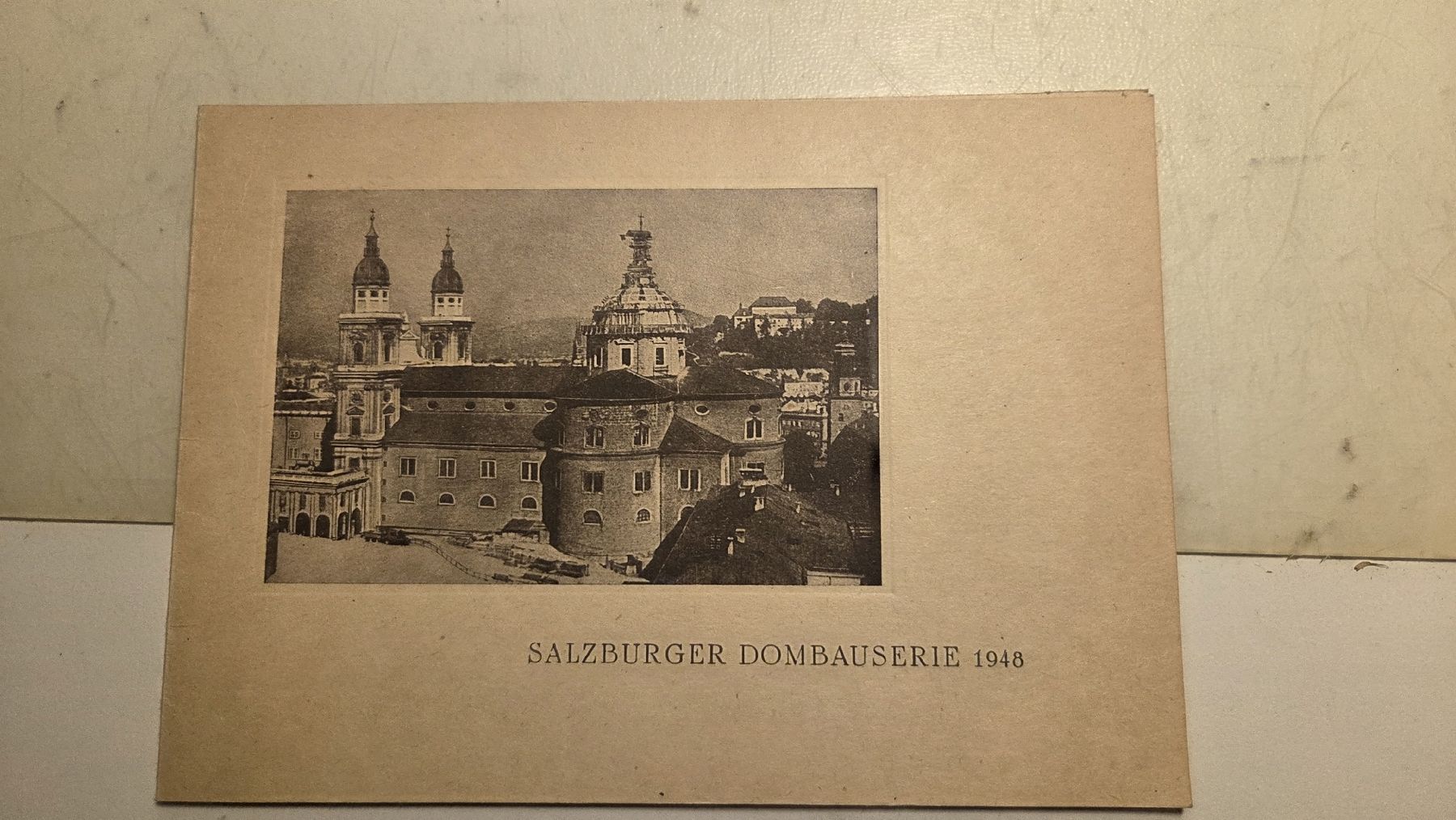 Alle Briefmarken: 1948 Salzburger Dombauserie mit Folder – Gebraucht aus Arni AG von Moth68