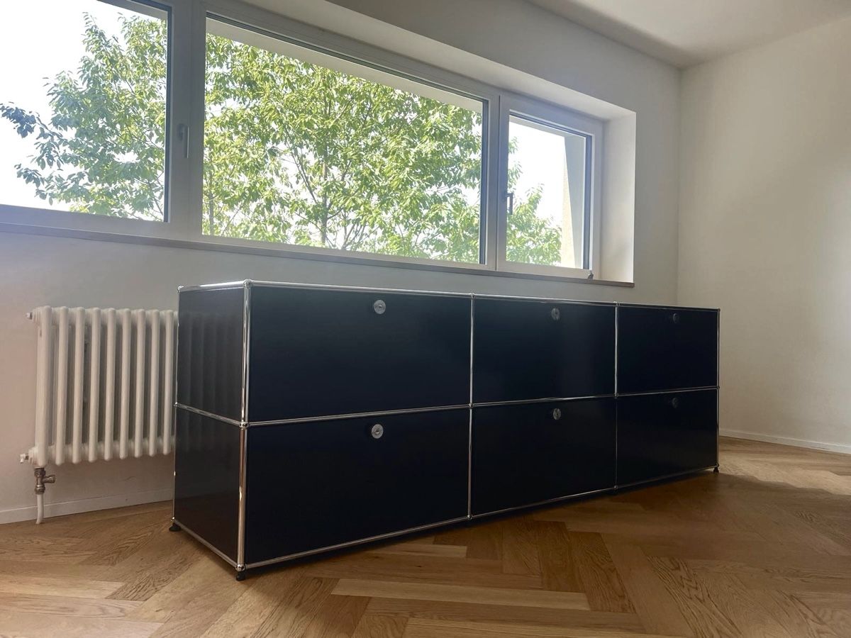 USM Commodes: Schwarzes USM sideboard – D'occasion à Zürich par JUP595 3