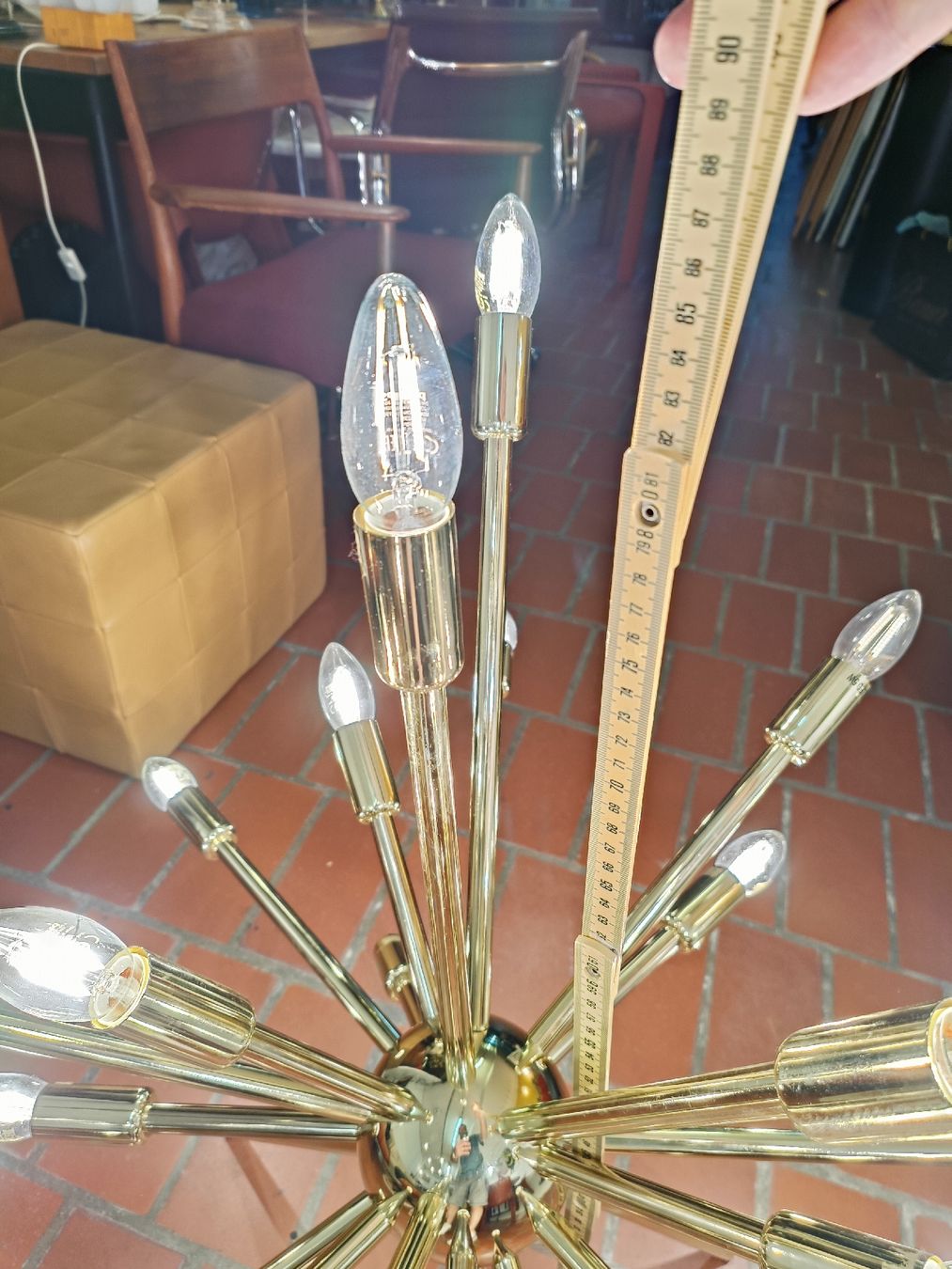 Lampade: golden Sputnik Lampe Vintage Style   – Usato da Winterthur venduto da style-and-design.zrh 3